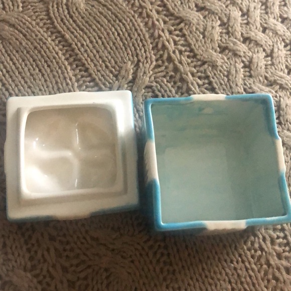 🛍 FREE with bundles Hand painted Tiffany inspired ceramic box - Picture 3 of 4